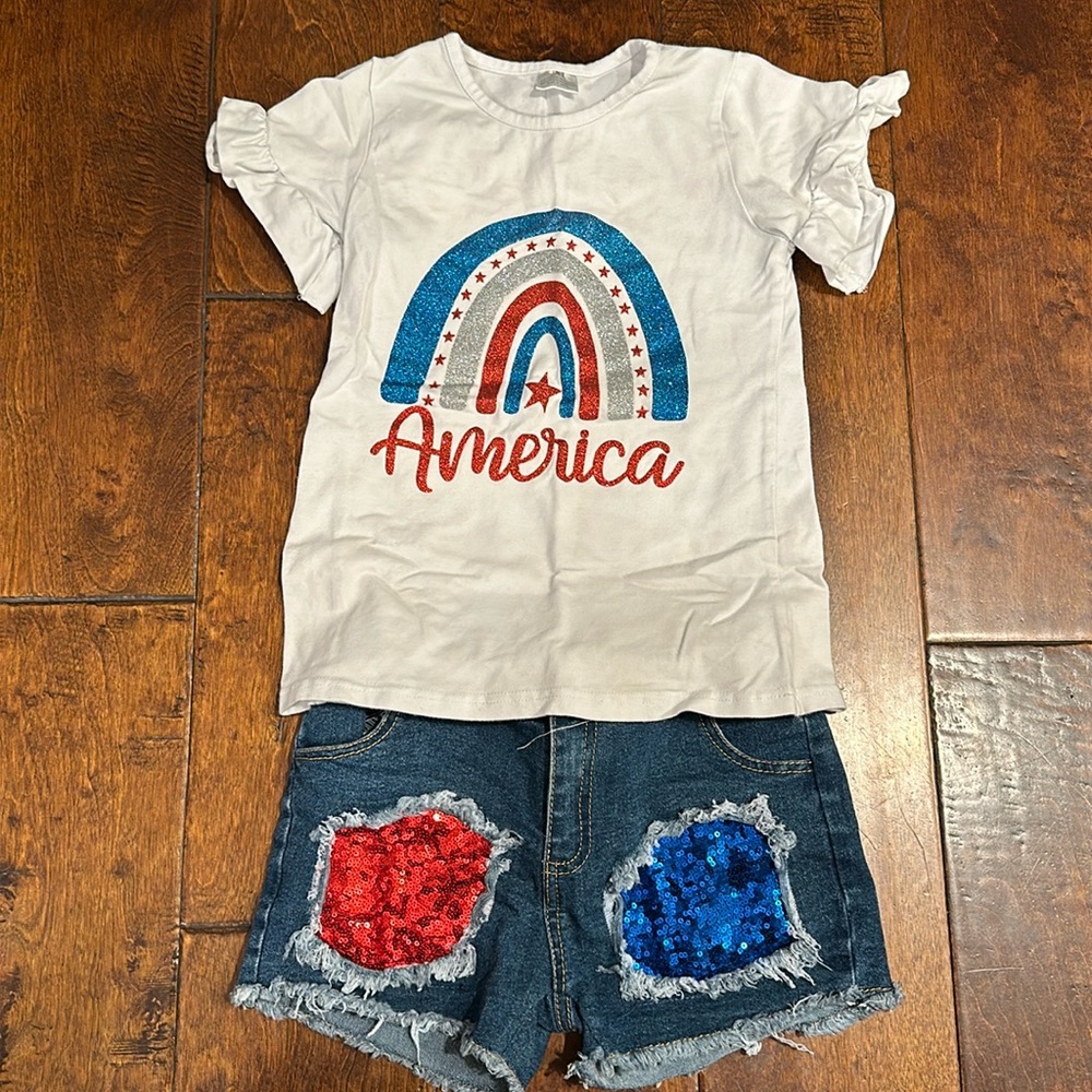 Sydney So Sweet “America” Girls Matching Set
